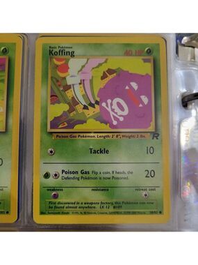 Pokemon Koffing Card
